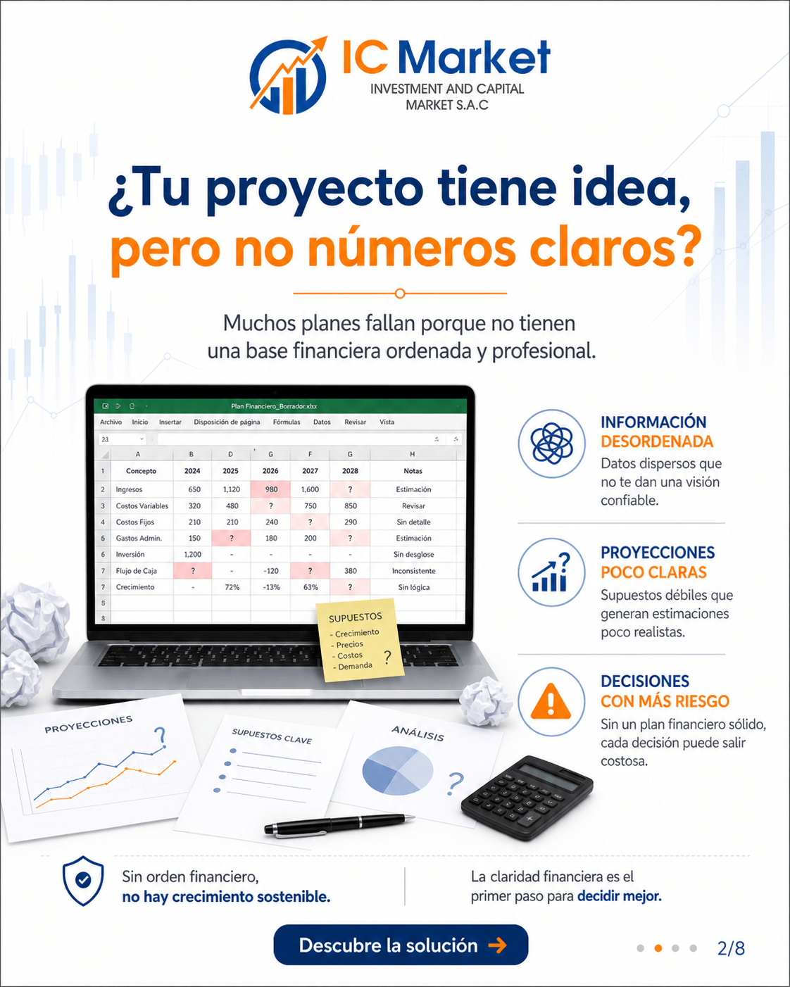 PLAN FINANCIERO: Para Proyectos o Plan de Negocios (Varios Productos) - Image 2