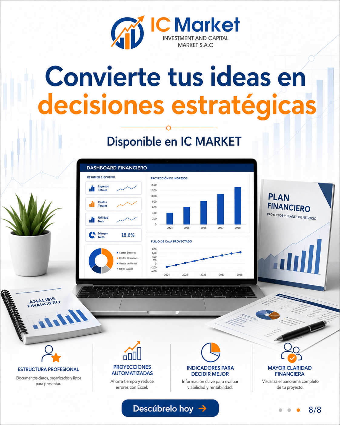 PLAN FINANCIERO: Para Proyectos o Plan de Negocios (Varios Productos) - Image 8