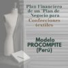 Plantilla Financiera en Excel para Confecciones – Modelo PROCOMPITE + Caso Práctico