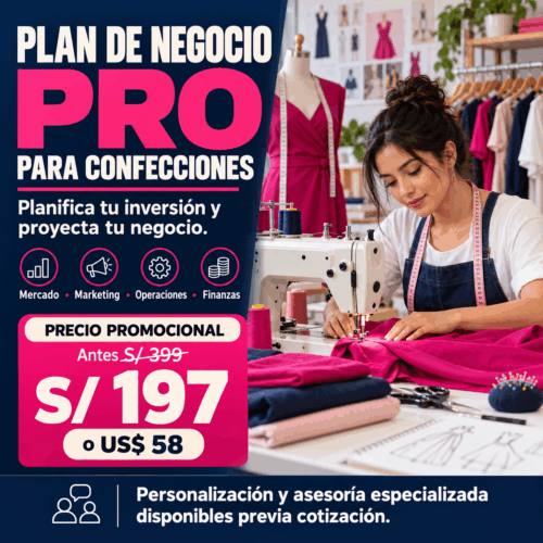 Plan de Negocio PRO para Confecciones — Word + Excel + PowerPoint