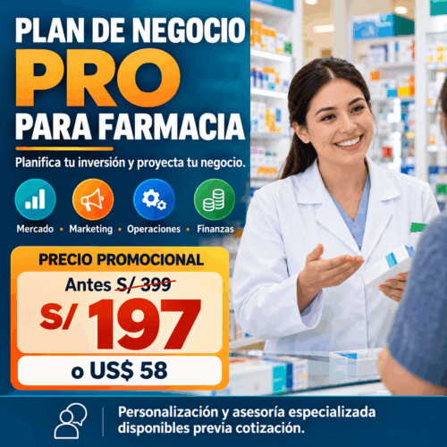 Plan de Negocio PRO para Boticas y Farmacias — Word + Excel + PowerPoint