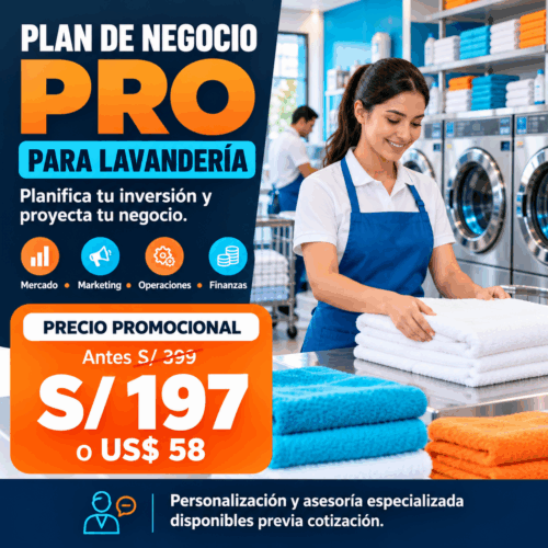 Plan de Negocio PRO para Lavanderías — Word + Excel + PowerPoint
